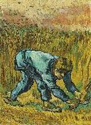 Vincent Van Gogh Reaper with Sickle oil painting on canvas